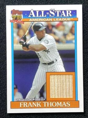 1991 Frank Thomas All Star Game Bat Relic Special Insert Card of 2026 Topps!
